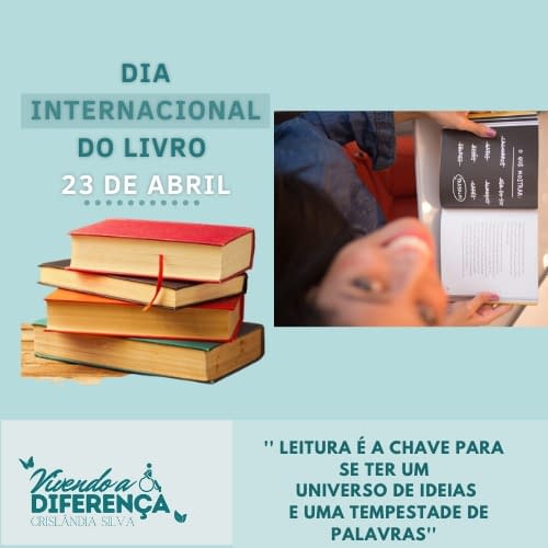 Datas Comemorativas Inclusivas - 23 de Abril - Dia Mundial do Livro 1
